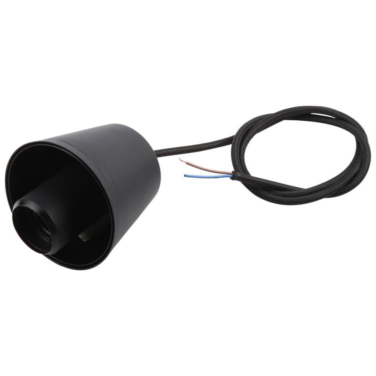 E27 Lamp Holder DIY Ceiling Chandelier Light Bulbs Screw Silicone Base Socket, Cable Length: 1m