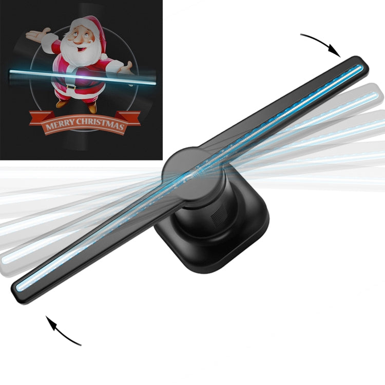 224 LEDs Hologram Holographic Display Fan with Remote Control, Support 4GB TF Card, AC 100-240V