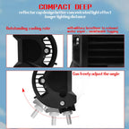 7 inch 30W 3000LM 6000K LED Strip Lamp Working Refit Off-road Vehicle Roof Strip Light