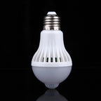 Sensor Distance: 4-6m, AC 85-265V — E27 9W White Light
