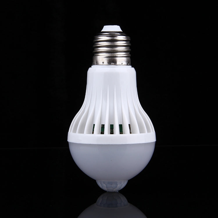 Sensor Distance: 4-6m, AC 85-265V — E27 9W White Light