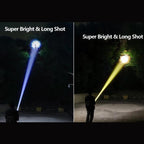 G62 20W White Laser Wick Telescopic Zoom LED Flashlight — view 5