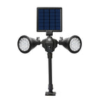 Solar Powered Robot LED Spotlight Double-headed Smart Sensor Light for Outdoor Lawn — view 2