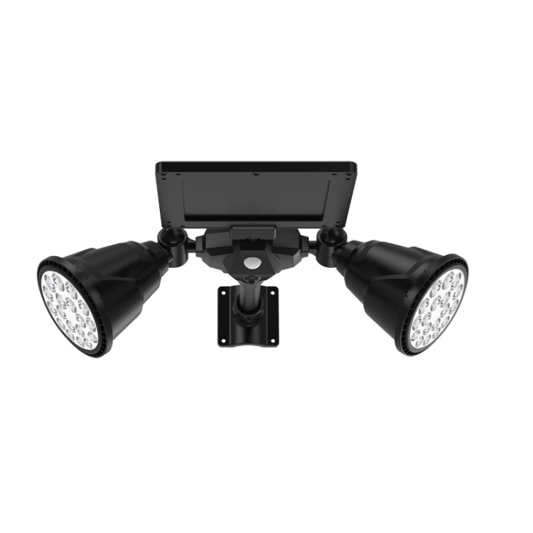 Solar Powered Robot LED Spotlight Double-headed Smart Sensor Light for Outdoor Lawn — view 4