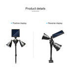 Solar Powered Robot LED Spotlight Double-headed Smart Sensor Light for Outdoor Lawn — view 5