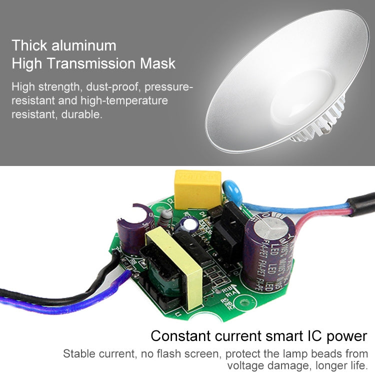 70W E27 Warehouse Workshop Factory LED Mining Lamp Explosion-proof Light, Screw Mount Engineering Version, 70W, Engineering Version