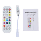 Bluetooth Smart APP LED RGB Controller with 24Keys Remote Control, 5-12V