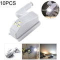 10 PCS 0.3W Universal Inner Hinge LED Sensor lamp Cupboard 3 LEDs Night light Auto ON/OFF Bulb
