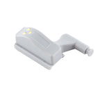 10 PCS 0.3W Universal Inner Hinge LED Sensor lamp Cupboard 3 LEDs Night light Auto ON/OFF Bulb — 10 PCS White Light