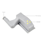 10 PCS 0.3W Universal Inner Hinge LED Sensor lamp Cupboard 3 LEDs Night light Auto ON/OFF Bulb — Warm White