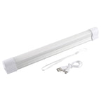Q34 34cm White + Red USB LED Strip Light Portable 5V 650mA 5500-6500K with Switch