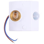 E27 Human Body Induction Lamp Holder, AC 110-240V