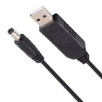 DC 5V to 12V USB Boost Converter Cable — 5V to 12V