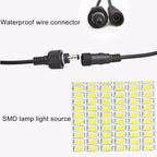 10W 100 LEDs IP67 Waterproof Solar Power Flood Light with Remote Control