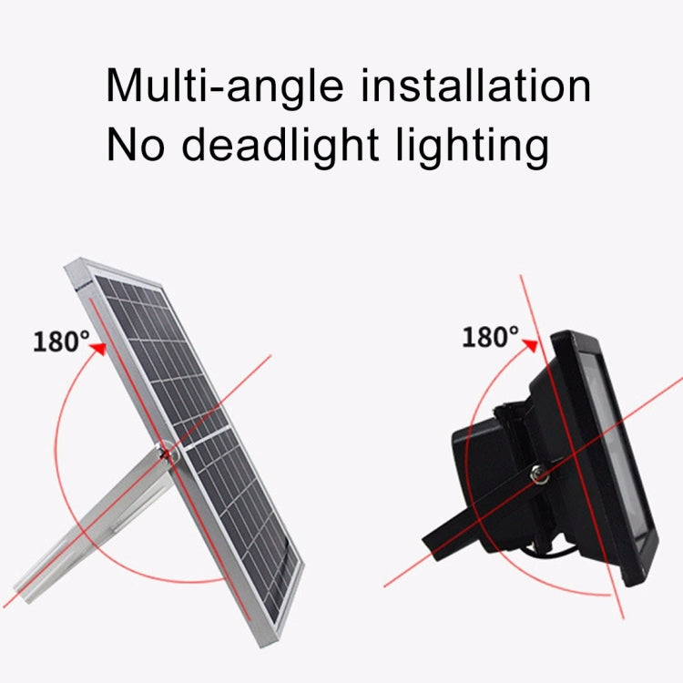 10W 100 LEDs IP67 Waterproof Solar Power Flood Light with Remote Control