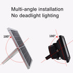 10W 100 LEDs IP67 Waterproof Solar Power Flood Light with Remote Control