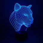 7 Color Discoloration Creative Visual Stereo Lamp Desk Lamp Night Light — view 9