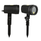 LED Outdoor Courtyard Laser Projection Decorative Light IP44 Waterproof with Remote Control, US Plug