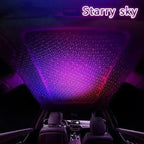 USB Interface Household and Car 360-degree Bending Atmosphere Light, Light Color: Red