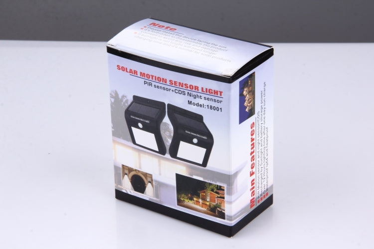 8 LEDs Solar Motion Sensor Wall Light with Solar Panel — view 4