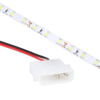 1m Bare Board 5730 SMD LED White Light Computer Host Rope Light, DC 12V — view 3