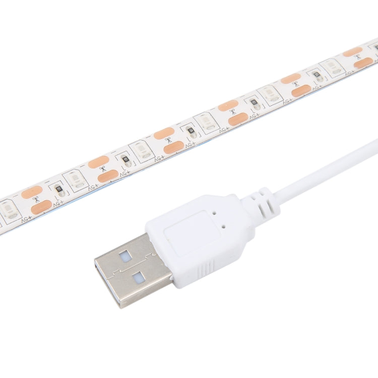 USB 2835 SMD LED UV Purple Light Waterproof Epoxy Rope Light, DC 5V, Length: 2m