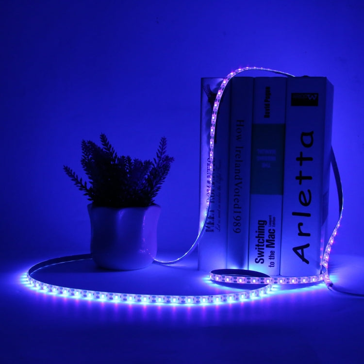 USB 2835 SMD LED UV Purple Light Waterproof Epoxy Rope Light, DC 5V, Length: 2m