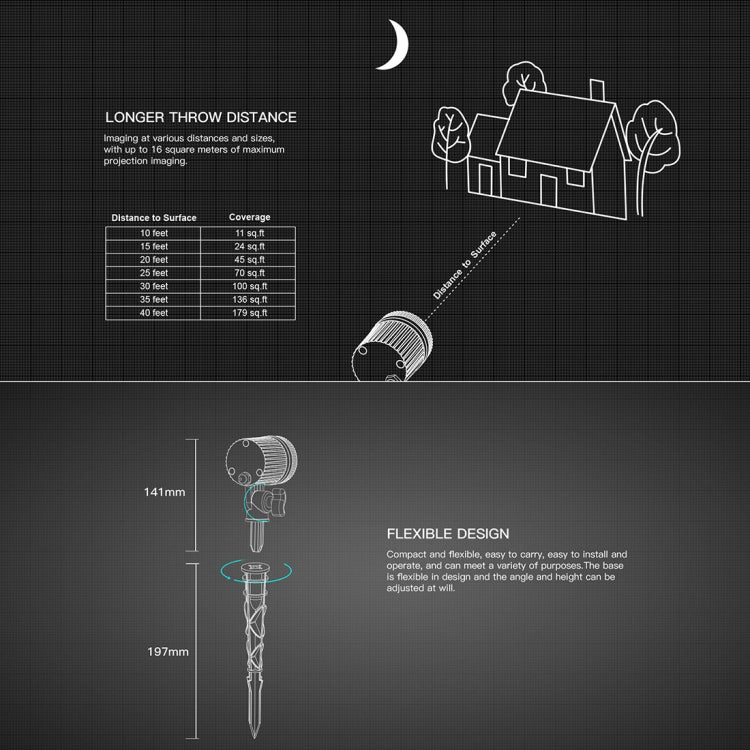 Single Pattern Outdoor Lawn Lamp