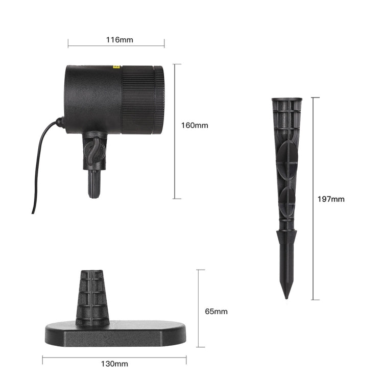 Dynamic Red + Green Laser Mini Outdoor Lamp — view 5