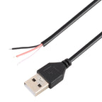 1.5m USB DC5V Switch Cable with 3 Colors Controller — Switch (White)
