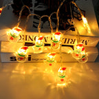 1.5m 10 Lights Christmas Snowman LED Decorative Light String — view 5