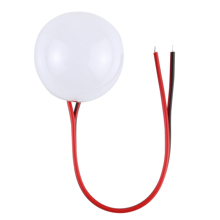 35mm 3W Semi-circular LED Bulbs, DC 5V — White Light