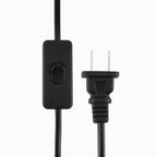 10A Button Switch Power Supply Cable, Cable Length: 1.8m, US Plug, AC 220V