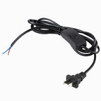 10A Button Switch Power Supply Cable, Cable Length: 1.8m, US Plug, AC 220V