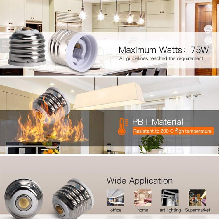 Light Lamp Bulbs Adapter Converter, E17 to E14
