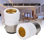 Light Lamp Bulbs Adapter Converter, B15 to E14 — view 4