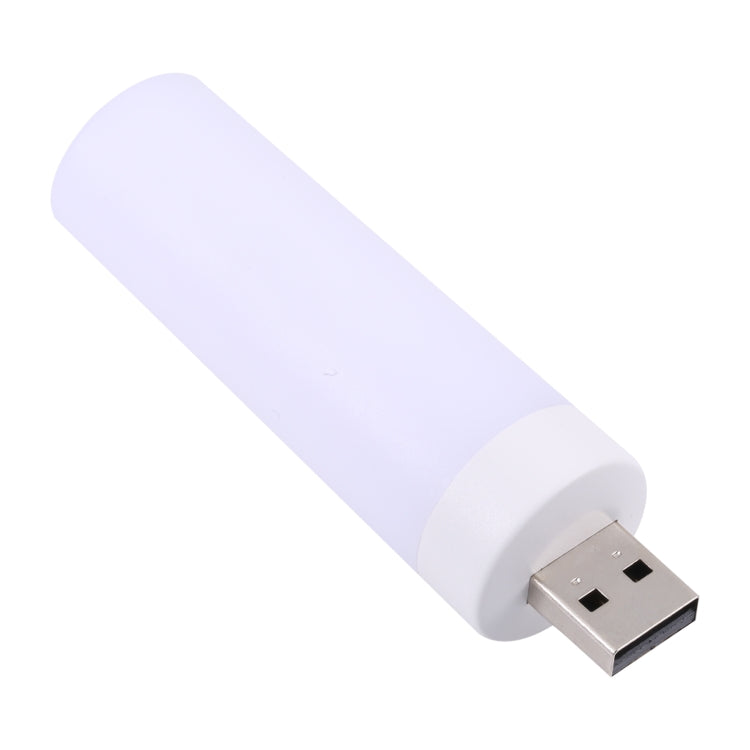Flameless Candles Night Light, USB LED Flame Lamp