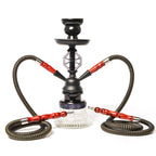 019-MZ729 Double Tube Glass Hookah