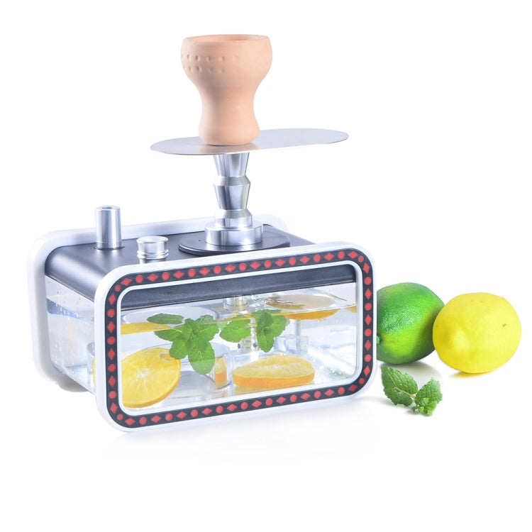 22528-YZH Acrylic Double Pipe Hookah Set — view 5