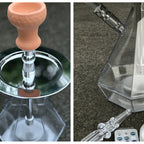 Acrylic Single Pipe Hookah Set — view 3
