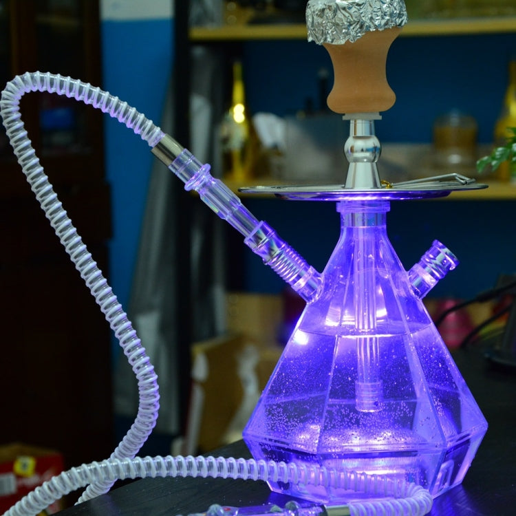 Acrylic Single Pipe Hookah Set — view 4