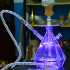 Acrylic Double Pipe Hookah Set — view 4