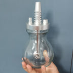 Glass + Aluminum Alloy Single Pipe Hookah Set — view 6