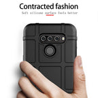 Shockproof Protector Cover Full Coverage Silicone Case for LG Q60