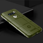 Full Coverage Shockproof TPU Case for LG V40 ThinQ — Green