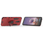 PC + TPU Shockproof Protective Case for LG Q Stylo 5, with Magnetic Ring Holder