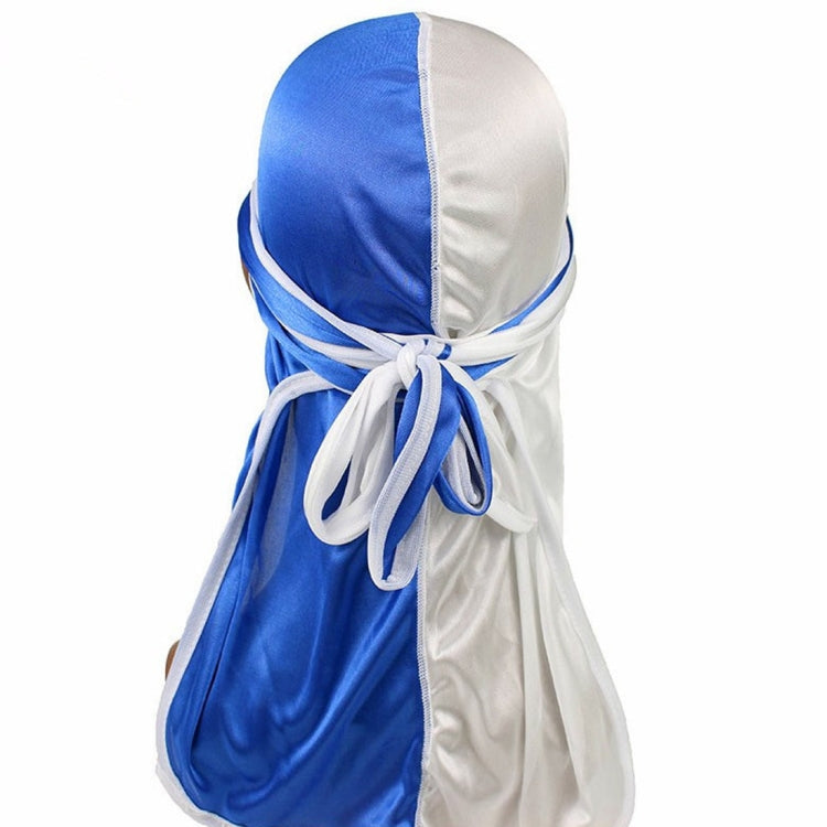 Double-coloured Silk Satin Long-tailed Pirate Hat Turban Cap Chemotherapy Cap — view 9