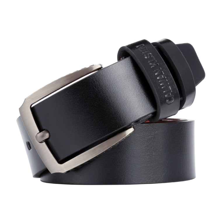 Dandali L8023 Men Casual Antique Pin Buckle Leather Belt Waistband, Length: 110-125cm
