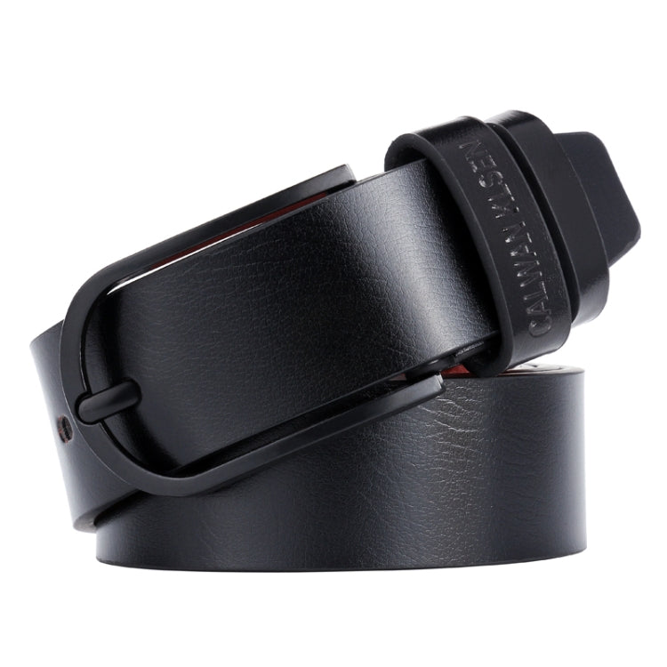 Dandali L8024 Men Casual Antique Pin Buckle Leather Belt Waistband, Length: 110-125cm