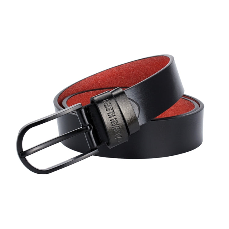 Dandali L8024 Men Casual Antique Pin Buckle Leather Belt Waistband, Length: 110-125cm